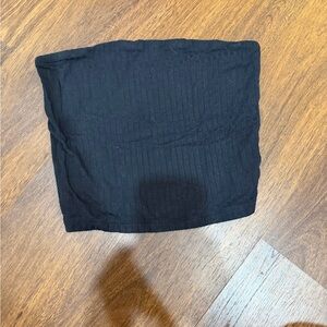 American Eagle Outfitters Black Ribbed Top